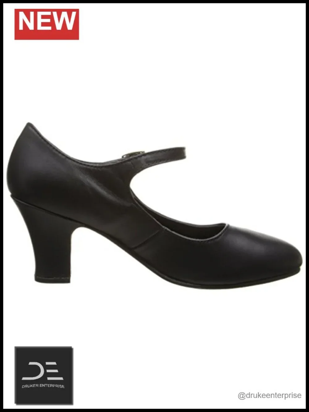 Womens Leather Character Dance Shoes 2.5